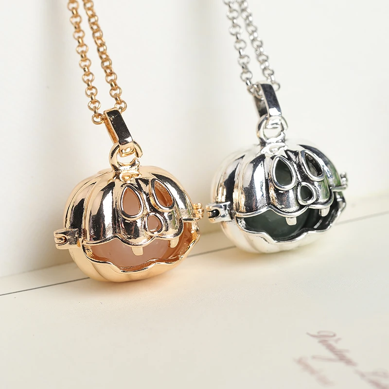 

1PC Pumpkin Head Pendant Crystal and Stone Natural Ore Crystal Point Healing Crystal Chakra Gift Necklace Handmade Ornament