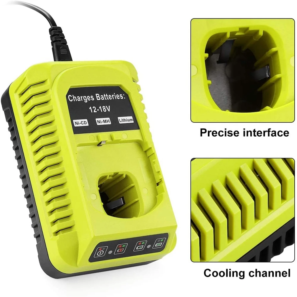 Замена RYOBI Ryobi P117 12В-18В литий-никелевый Универсальный электрический инструмент зарядное устройство