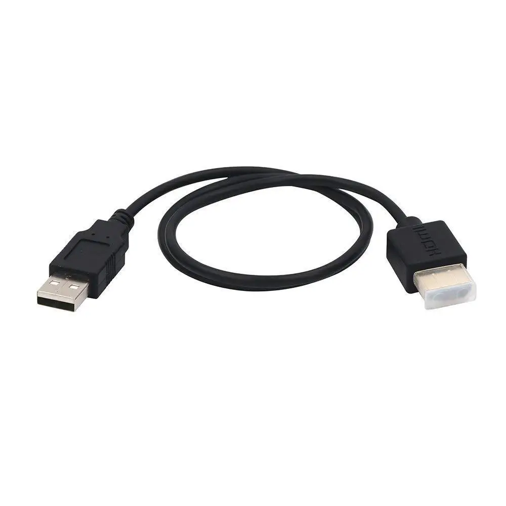 

USB To HDMI Cable Male Charger Cable Splitter Adapter For HDTV DVD Player LCD Monitor Projectors Laptop Video Power Cable