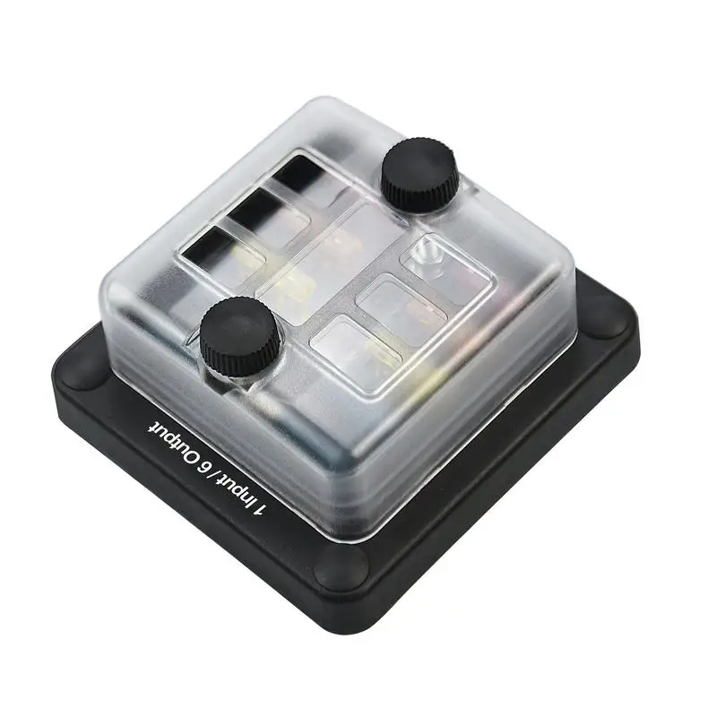 

Marine Fuse Block With LED Indicator Marine Fuse Block With Protection Cover And LED Light Indication 32v Fuse Panel For Boats