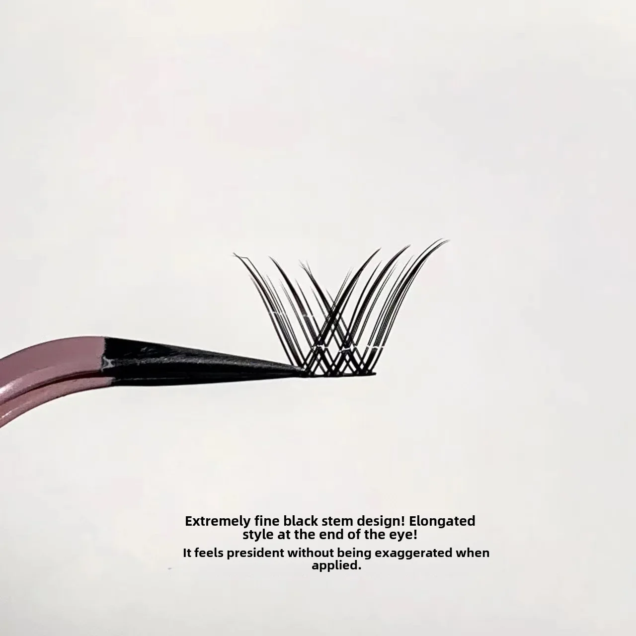 Накладные ресницы с лисьим хвостом густые сегментированные