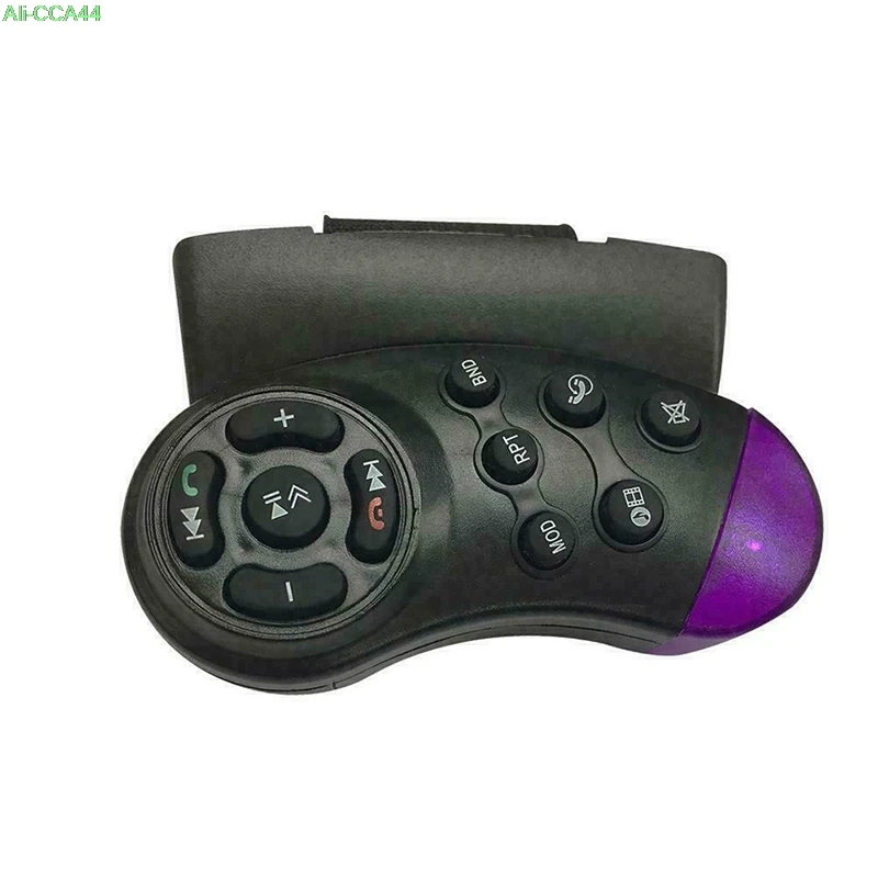 

1pc Universal Car Steering Wheel Remote Control Switch Vehicle MP3 DVD Stereo Button