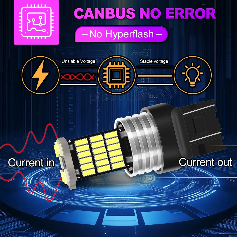 Фото 2X Canbus светодиодные дневные ходовые огни DRL 6000K CSP чип супер яркий для VW Volkswagen Beetle аксессуары 2011-2019 Plug and Play №3