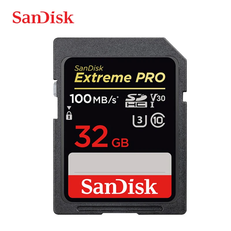 SanDisk Ultra/Extreme/Extreme PRO SD Card 32GB SDHC 64GB 128GB 256GB SDXC UHS-I Class 10 U3 Flash Memory Card For Digital Camera