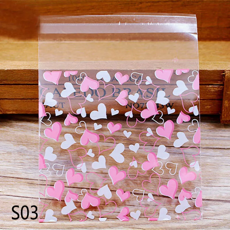 

Прозрачные пакеты для подарков ZQNYCY 10х10 см 100 шт