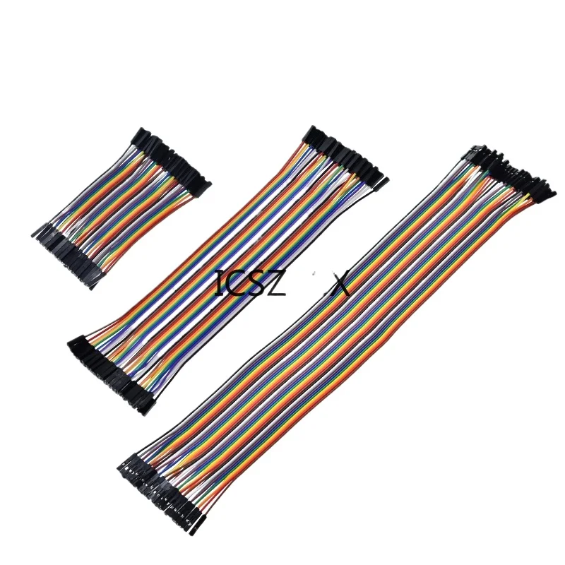 Перемычка TZT Dupont Line 10 см/20 см/30 см штырь-штырь гнездо-штырь гнездо-гнездо кабель