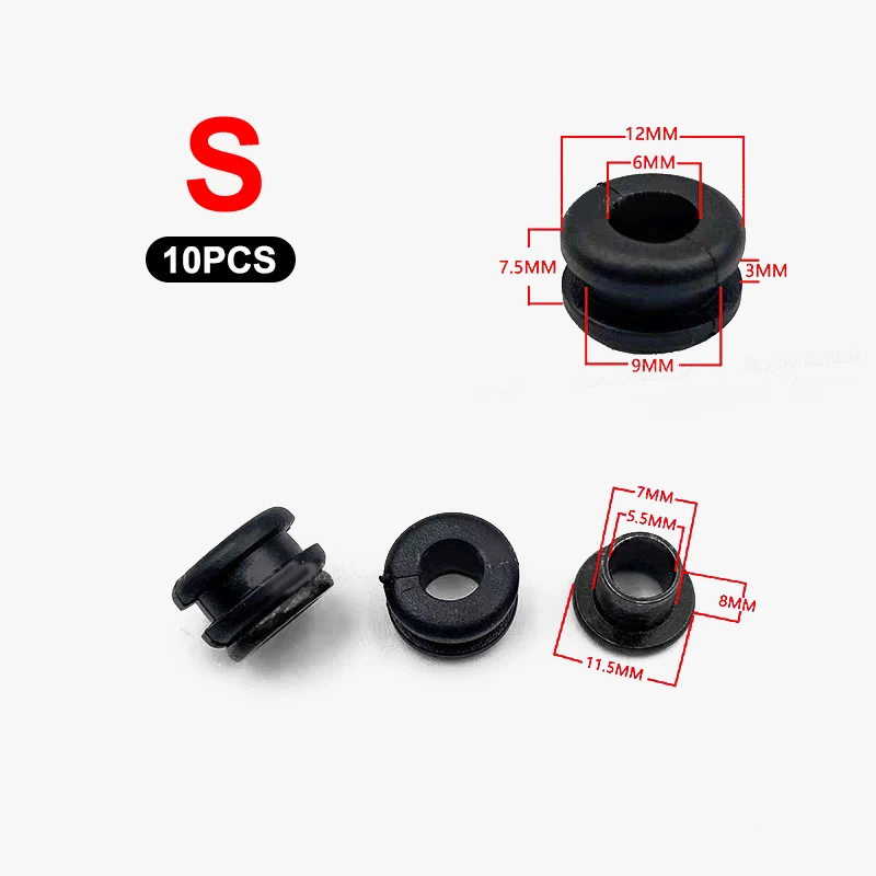 5 комплектов резиновых втулок, подушка для снятия давления, резиновые втулки для мотоцикла, комплект болтов, аксессуары для самостоятельного изготовления, круглая накладка для амортизатора