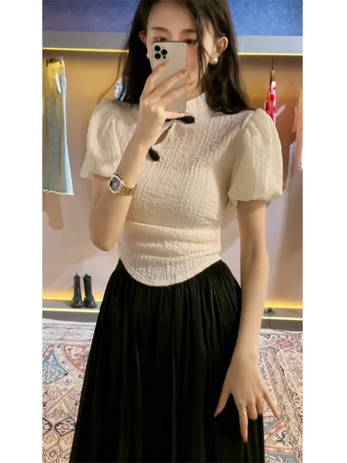 Лето китайский шикарный красивый топ Sle Модная молодежная система соли