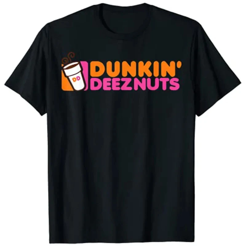 Футболка Dunkin' Deez Nuts-Dunkin Deeznuts эстетичная одежда футболки с рисунком топы