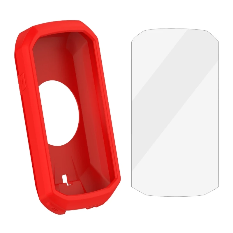 Силиконовый чехол для велосипедного компьютера с защитной пленкой экрана цвета