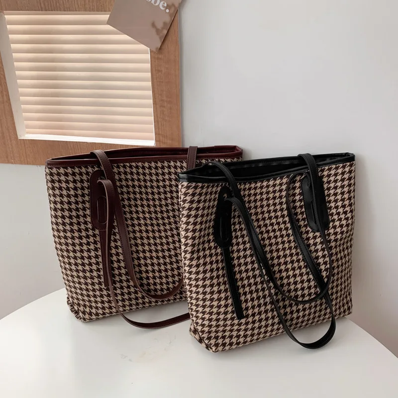 

Сумки, женские сумки, новые женские сумки через плечо 2021, модные шерстяные портативные сумки-тоут, женские сумки большой вместимости