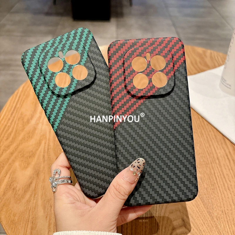 Фото Ультратонкий матовый чехол из углеродного волокна для ПК для Honor GT Pro Power X9c Smart 400 Lite, защита от отпечатков пальцев, жесткий чехол для камеры №2