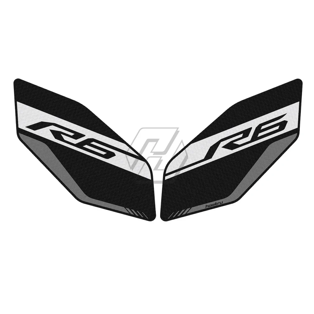 Нескользящие боковые наклейки на топливный бак для мотоцикла Yamaha YZF R6 2008 2009 2010 2011