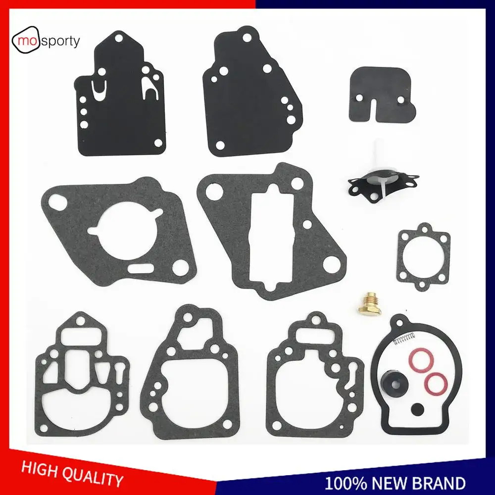 

Carburetor Accessories Trimmer Metal Repair Kit Gasket 1395-97611 Replace for Mercury 6-25hp 2 Cylinder Auto Replacement Parts