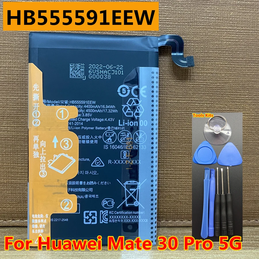 

New Original HB555591EEW 4500mAh Battery for Huawei Mate30 Pro 5G / Mate 30 pro 5G / Mate30Pro 5G Cell Phone Batteries