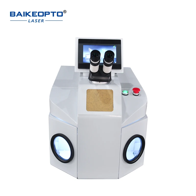

200W BK-CJW200B White Automatic Touch Screen Control Jewelry Spot Welding Machine With Factory Price