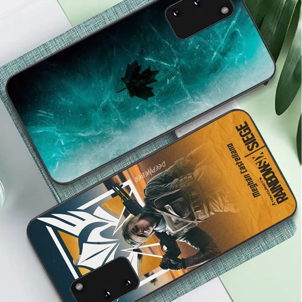 Чехол для телефона Game Rainbow S-Six S-Siege Samsung S 9 10 20 21 22 23 30 24 Plus Lite Ultra FE S10lite Fundas