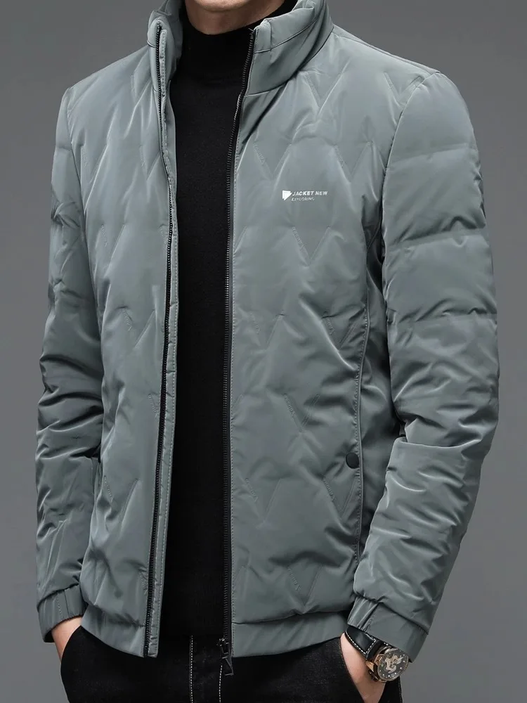 Легкий пуховик Romon мужская новая короткая модная брендовая морозостойкая теплая