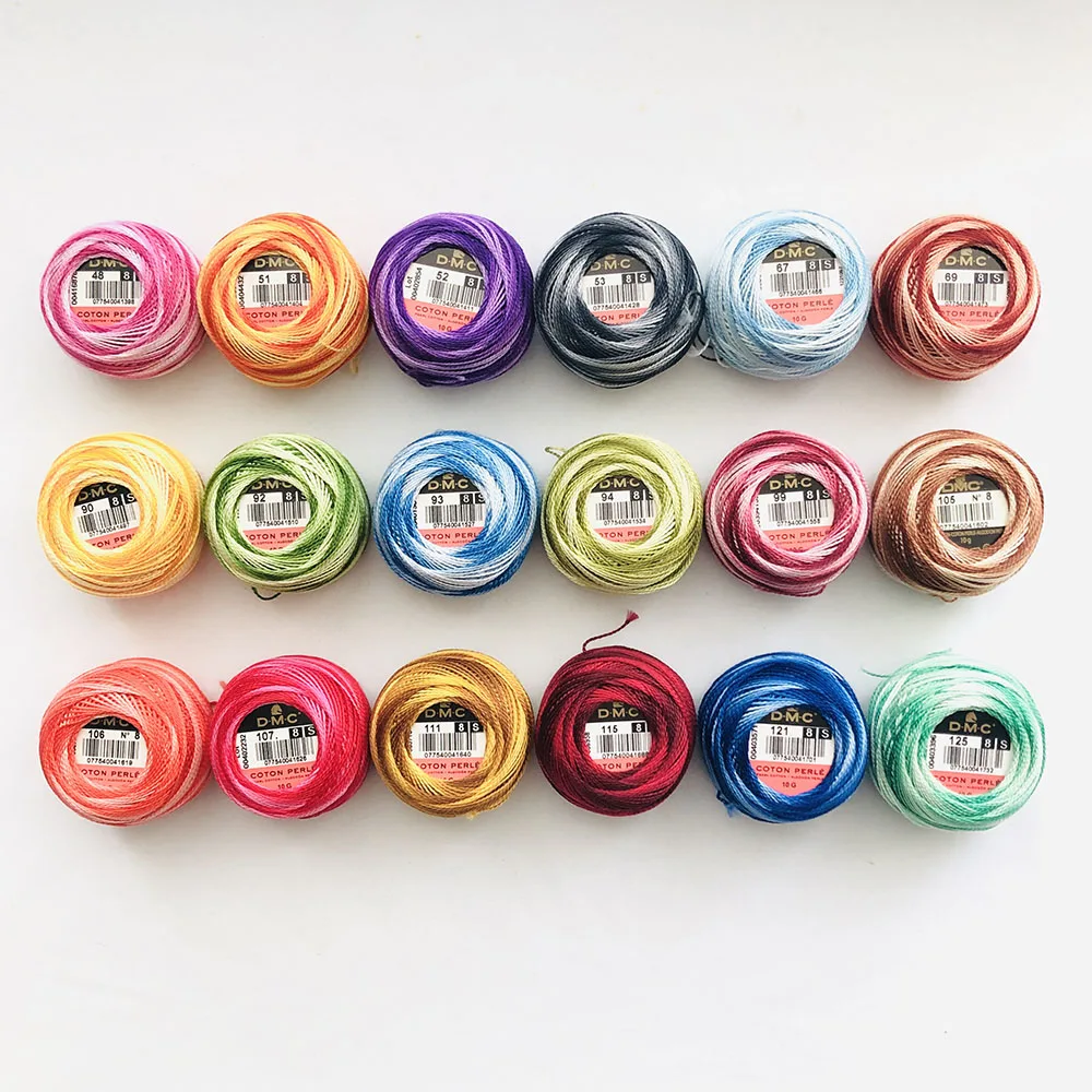 Dmc Cotton Embroidery Thread Floss Original Dmc Threads Cross Stitch Dmc Threads For Embroidery Threads Embroidery Lines 1 Rolll images - 6