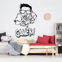gamer decal video game controller sticker play decal gaming posters gamer vinyl decals decor mural video game wall sticker3915