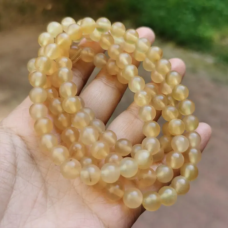 Новые Круглые бусины Рог 108 этнический стиль Индивидуальный Женский маленький