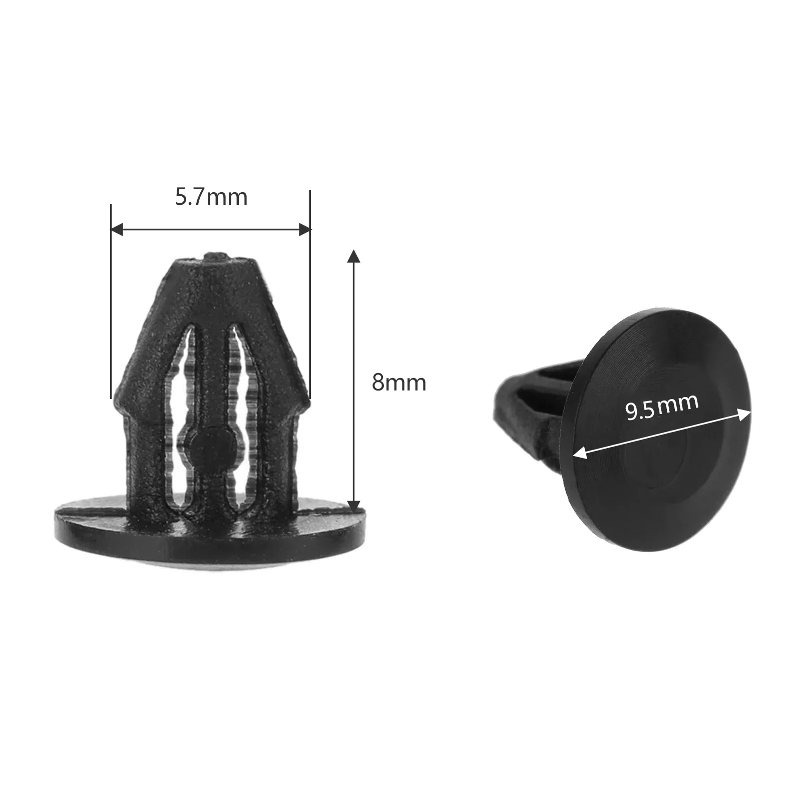 15 шт., резиновая уплотнительная лента для двери, пластиковая застежка для Nissan Teana Sylphy Tiida Geniss Livina Qashqai X-trail