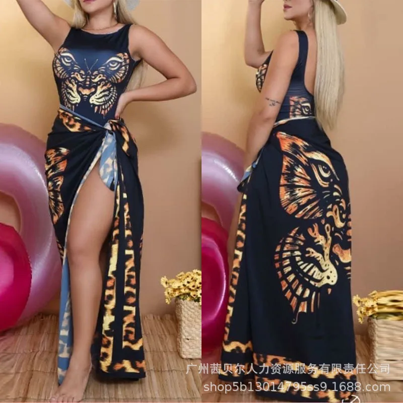 

2022 Fashion Women's Leopard Print Swimsuit Suit Swimming Suit for Women