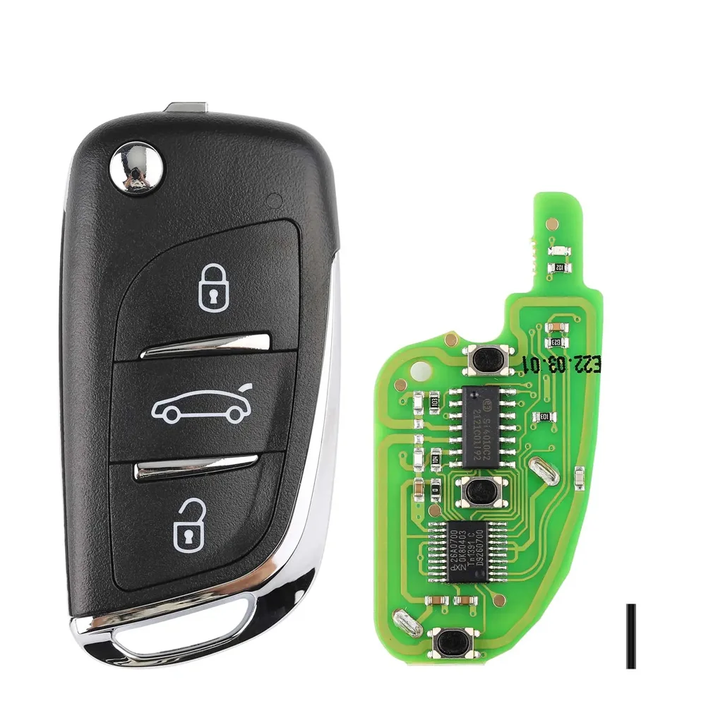 5 шт./лот XHORSE XNDS00EN Универсальный дистанционный ключ для VW DS Тип дистанционного