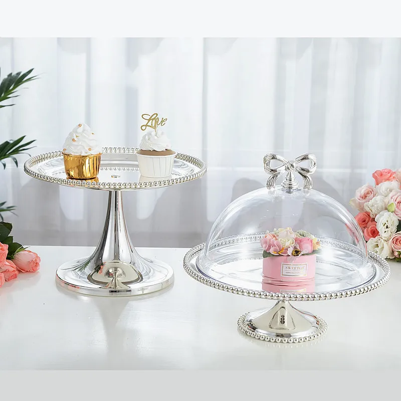 Кованая Железная искусственная жемчужная Фруктовая тарелка для дня рождения