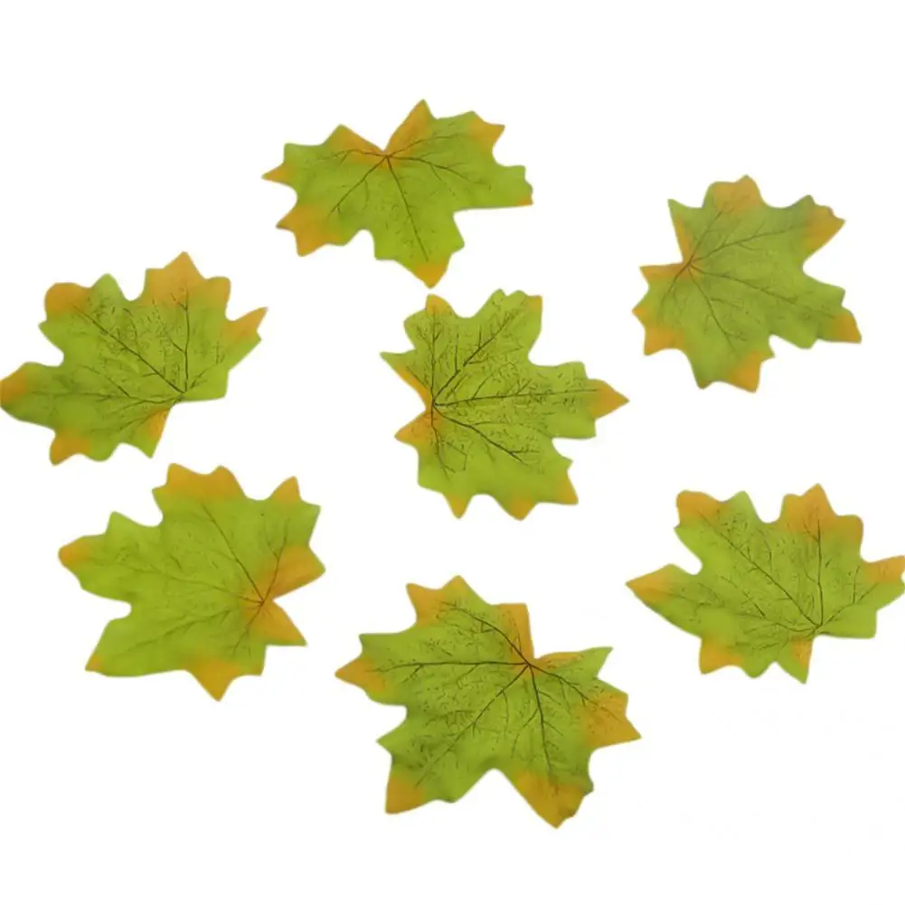 

Beautiful Simulation Plant Simulation Photograph Prop No Fading Imitation Leaf Fake Leaf Simulation Plant 100Pcs