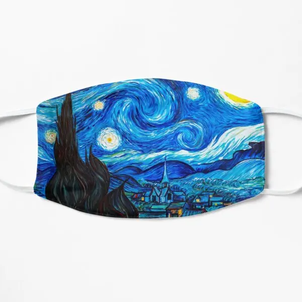 

Starry Night Gifts Vincent Van Gogh Cl Printing Face Mask Cosplay Sport Breath Pattern Haze Dustproof Cartoon Protective Cute