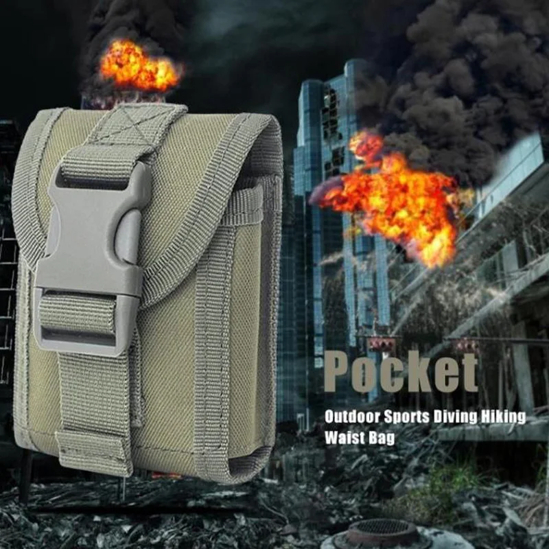

Outdoor Military Tactical Molle Waist Accessories Bag Belt Phone Pouch Utility Sundries Bag Hunting Hiking Camping Waist Pack