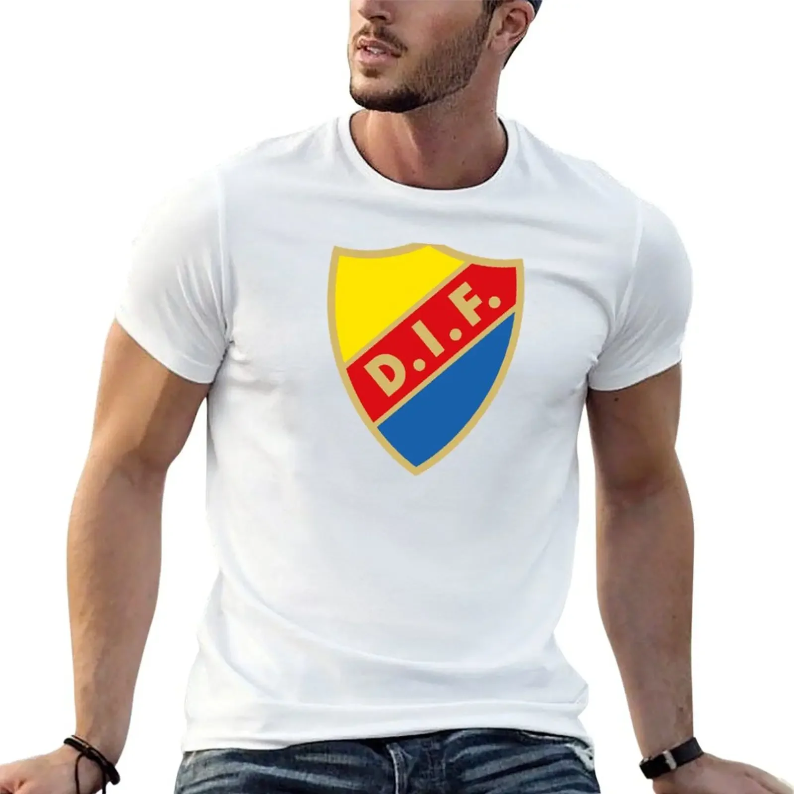 Футболка Djurg?rdens IF Fotboll милые топы хлопковые футболки с рисунком тяжелая весовая