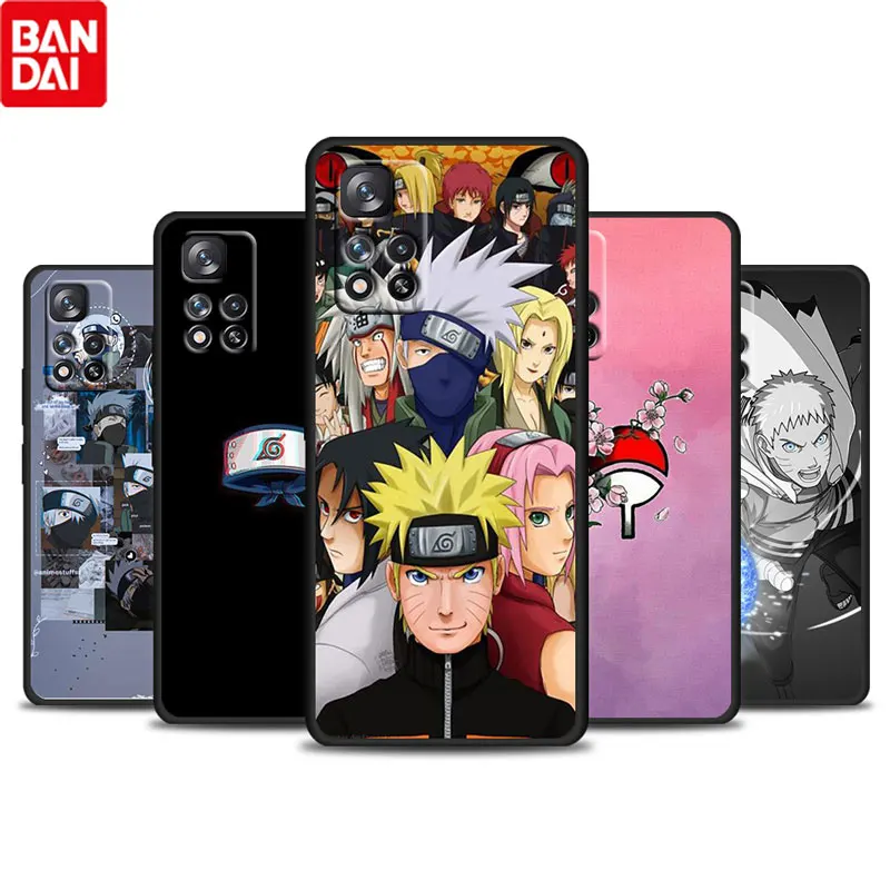 

Anime Naruto Hot For Xiaomi Redmi Note 11 10 11T 10S 9 9S 8 7 5G 4G Silicone Soft Black Phone Case Fundas Coque Capa Cover Shell