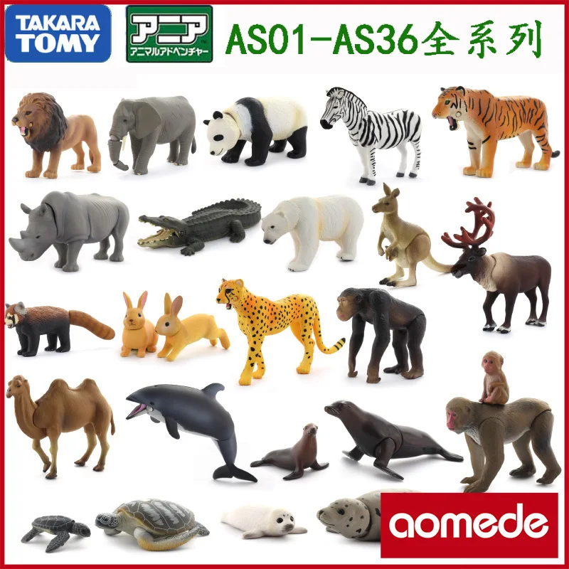 

Takara Tomy Tomica ANIA Forest Animal Advanture Model Kit Hot Educational Diecast Resin Baby Toys Funny Kids Dolls Series