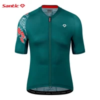 santic cycling jersey men 2022 summer short sleeve mtb bike shirt breathable quick dry bicycle clothing wear jersey ciclismo