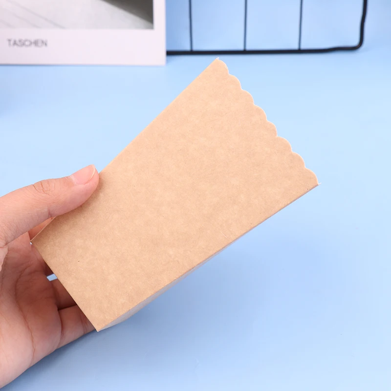 10 шт. коробка из крафт-бумаги для попкорна