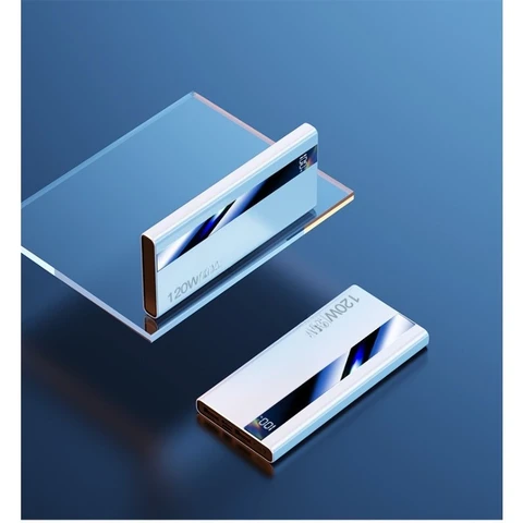 Внешний аккумулятор (Power Bank) 10000 мАч с двумя портами USB-A для iPhone 15 Pro, Samsung S23, Xiaomi 14