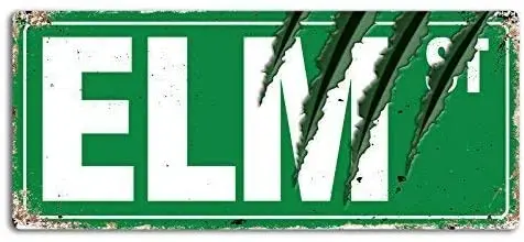 

Lilyanaen New Metal Sign Aluminum Sign Elm Street Claws Wall Sign for Outdoor & Indoor 8"x12"
