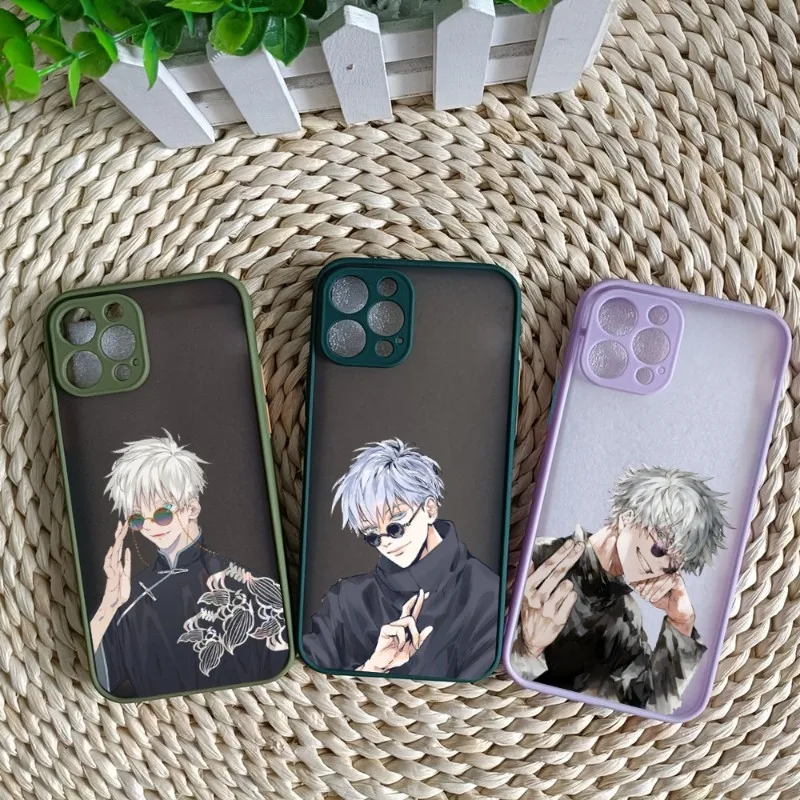 

Gojo Satoru Phone Case For IPhone 14 13 12 11 Mini Pro Max XS X Max XR 8 7 Plus SE 2022 Skin Color Phone Cover