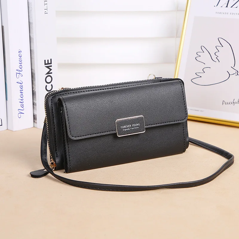 2023 New Cross-border Lady's Wallet Korean version of large-capacity multi-function shoulder bag with long clutch bag and coin p