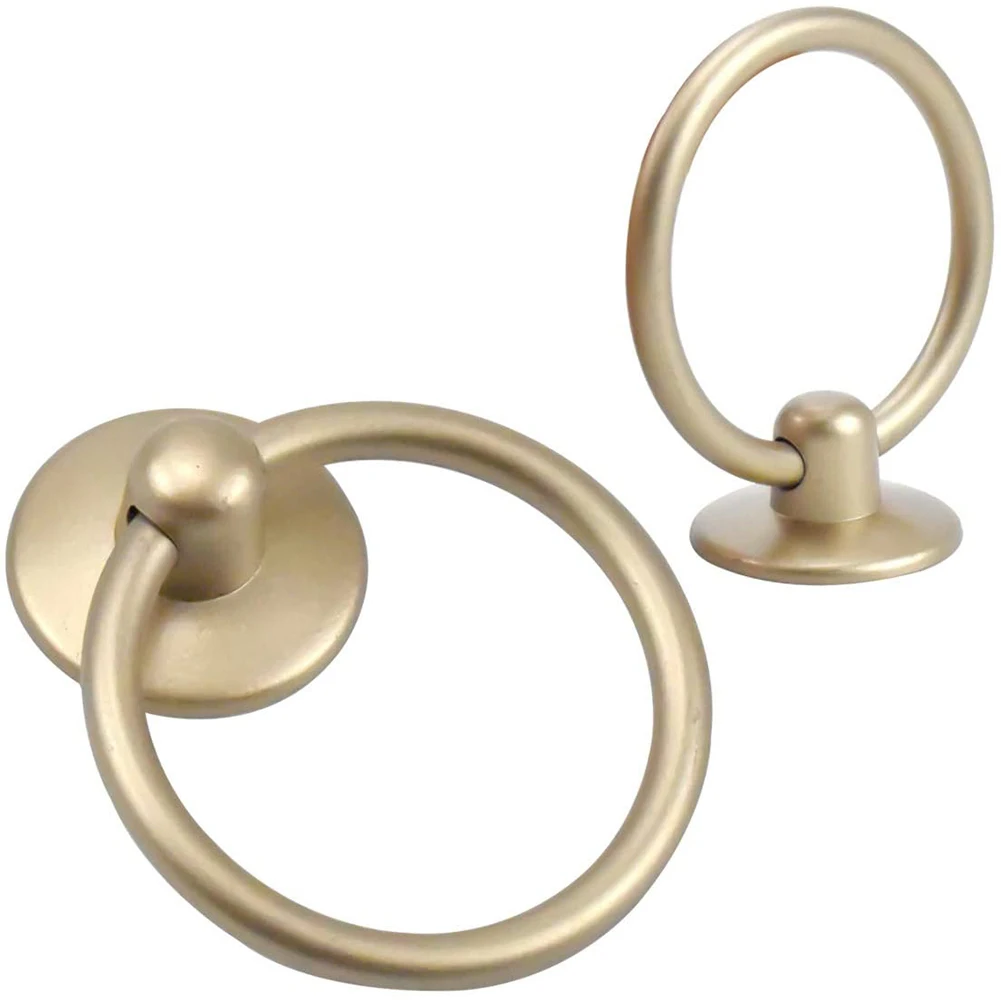 

6 шт., винтажные круглые мебельные ручки для шкафов и ящиков