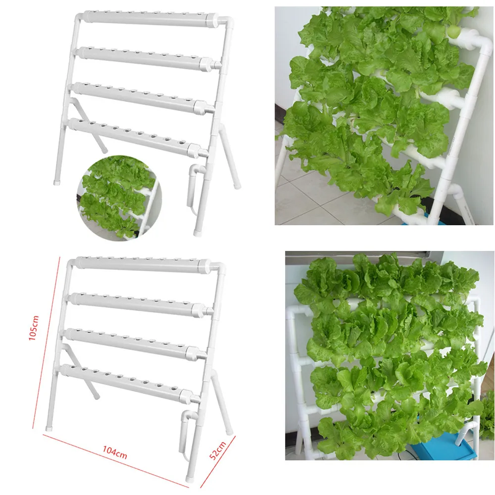 

Hydroponic Grow Kit Hydroponics System 36 Sites 4 Layers Pipes Vegetables Lawn & Garden Plant System Soilless Cultivation Plant