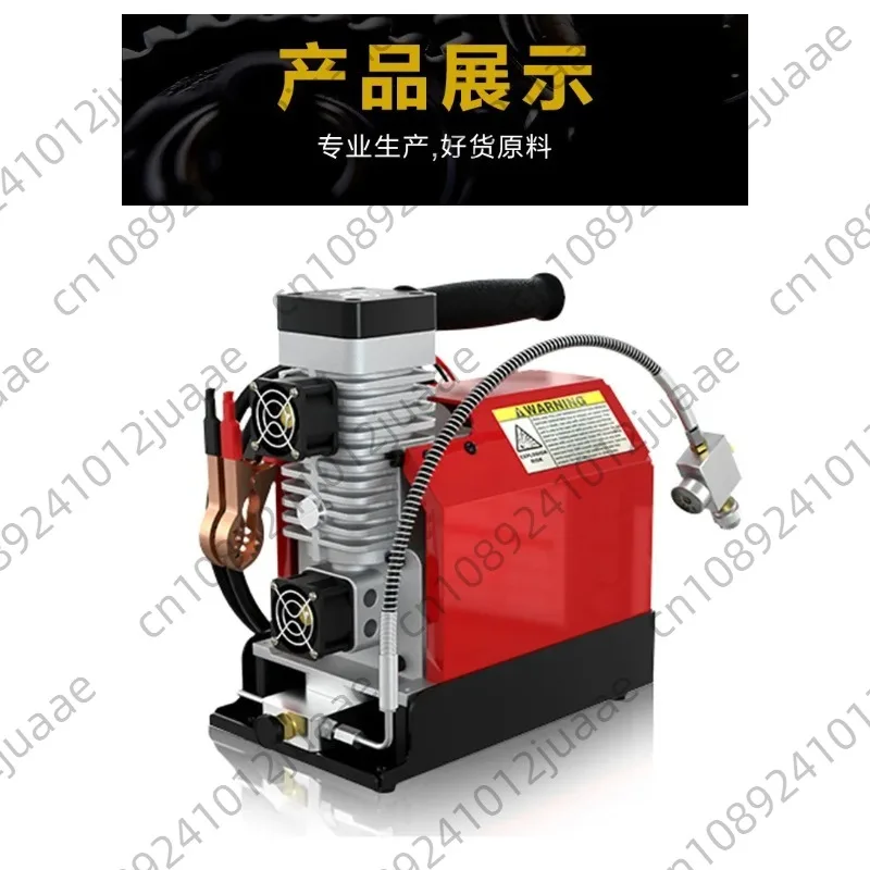 Фото GX-CS2 30Mpa 300Bar 4500Psi 12V PCP Воздушный компрессор 12V Портативный насос высокого давления для дайвинга Автомобильный насос с аквалангом Выход 12 л/мин №2