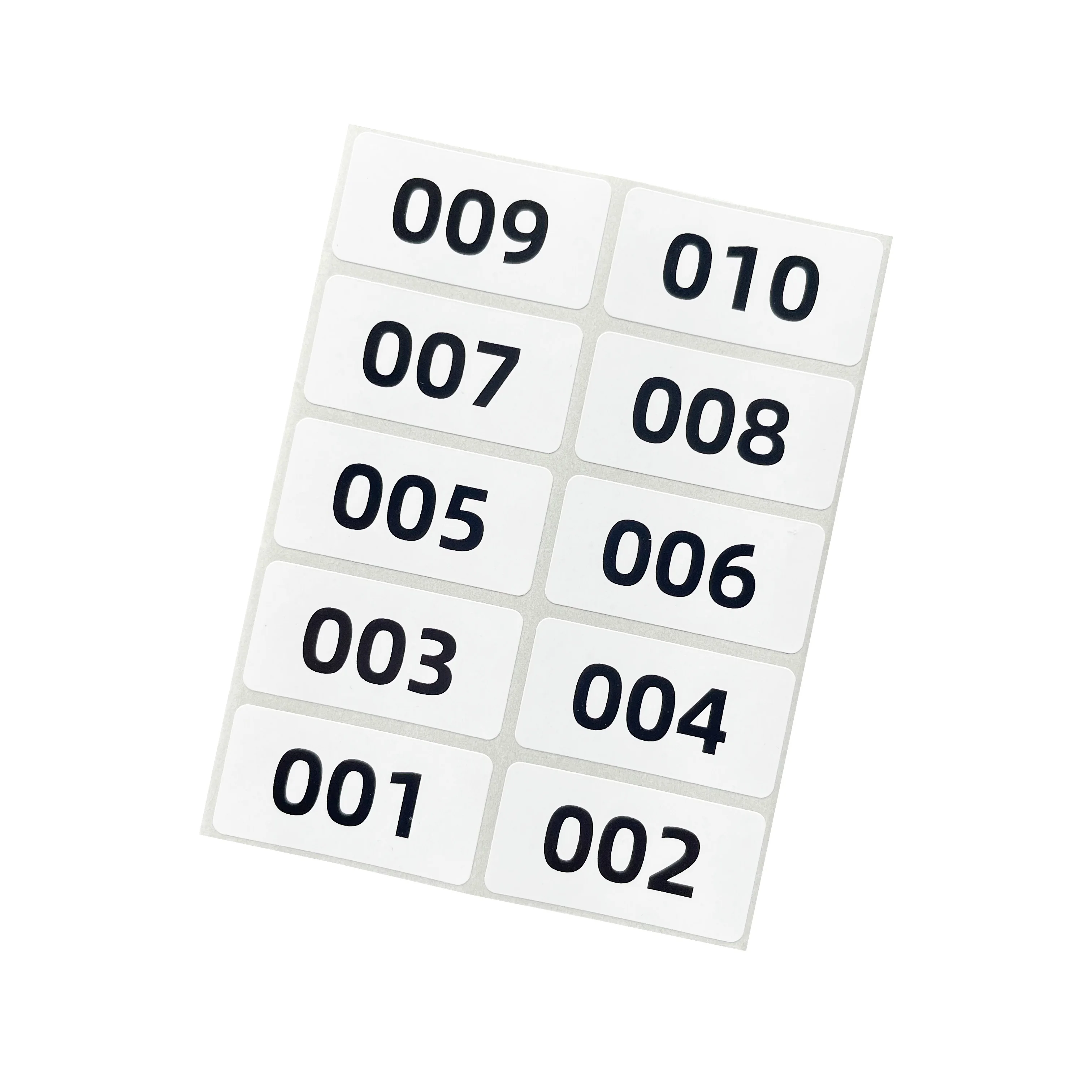 Новая наклейка с последовательным номером 1-500 этикетка 40X20 мм непрерывная цифра