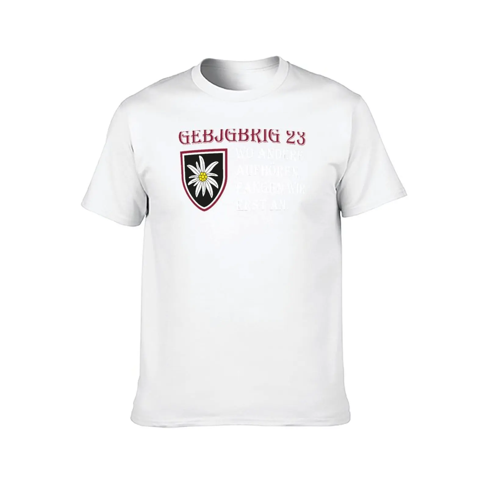 Фото GebJg Gebirgsj?ger Бавария Gebirgsj?gertruppe 23 Deutschland Armee # 1818 Футболка мужская дизайнерская хлопковая футболка 100% футболка №2