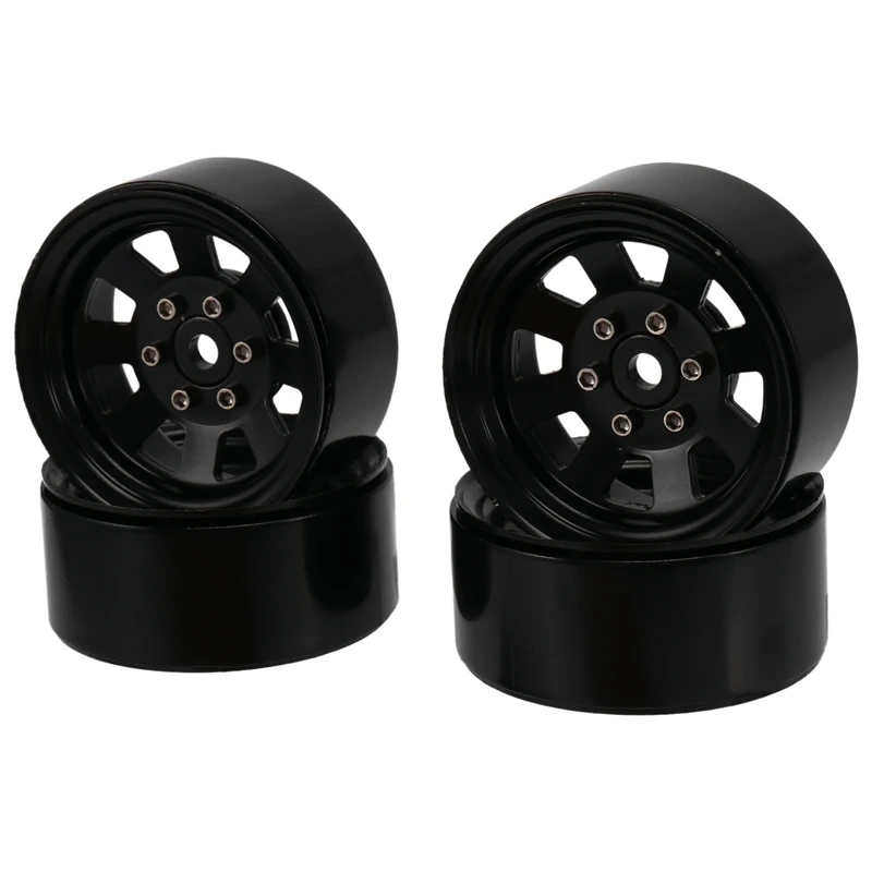 

4PCS Metal Beadlock 1.9 Wheel Rim Wheel Hub For 1/10 RC Crawler Car Traxxas TRX4 D90 Axial SCX10 90046 AXI03007 Redcat