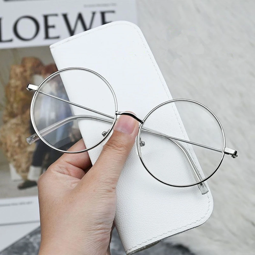 Аниме DAN DA Ken Takakura серебряные очки для косплея круглая металлическая оправа