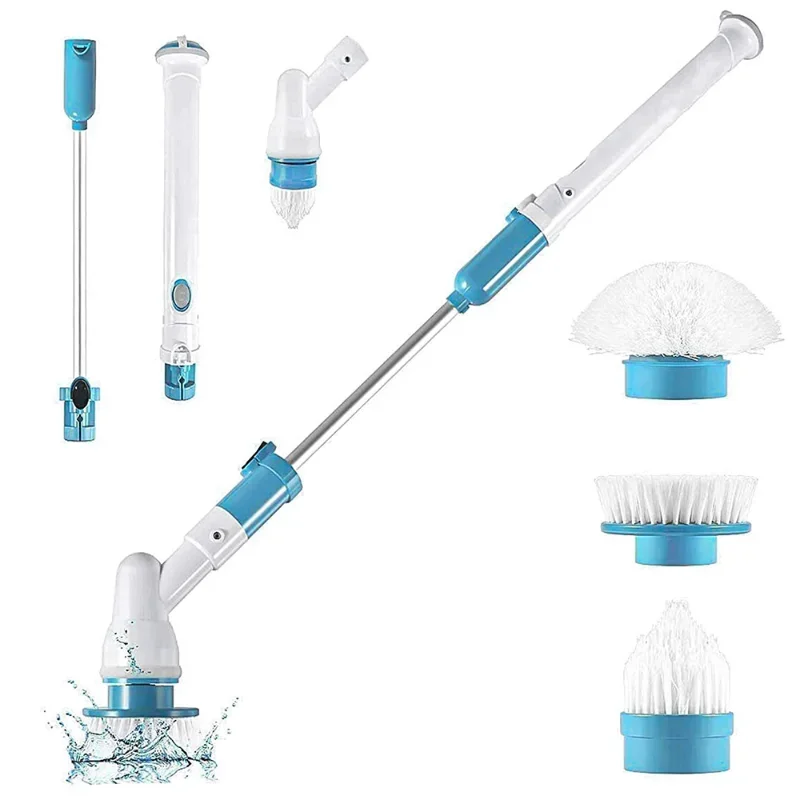 

Bathtub Wireless Bathroom Adjustable Spin Brush Kitchen Electric Cleaning Electric Tile Scrub Cleaner Tools Cleaning Sink Brush