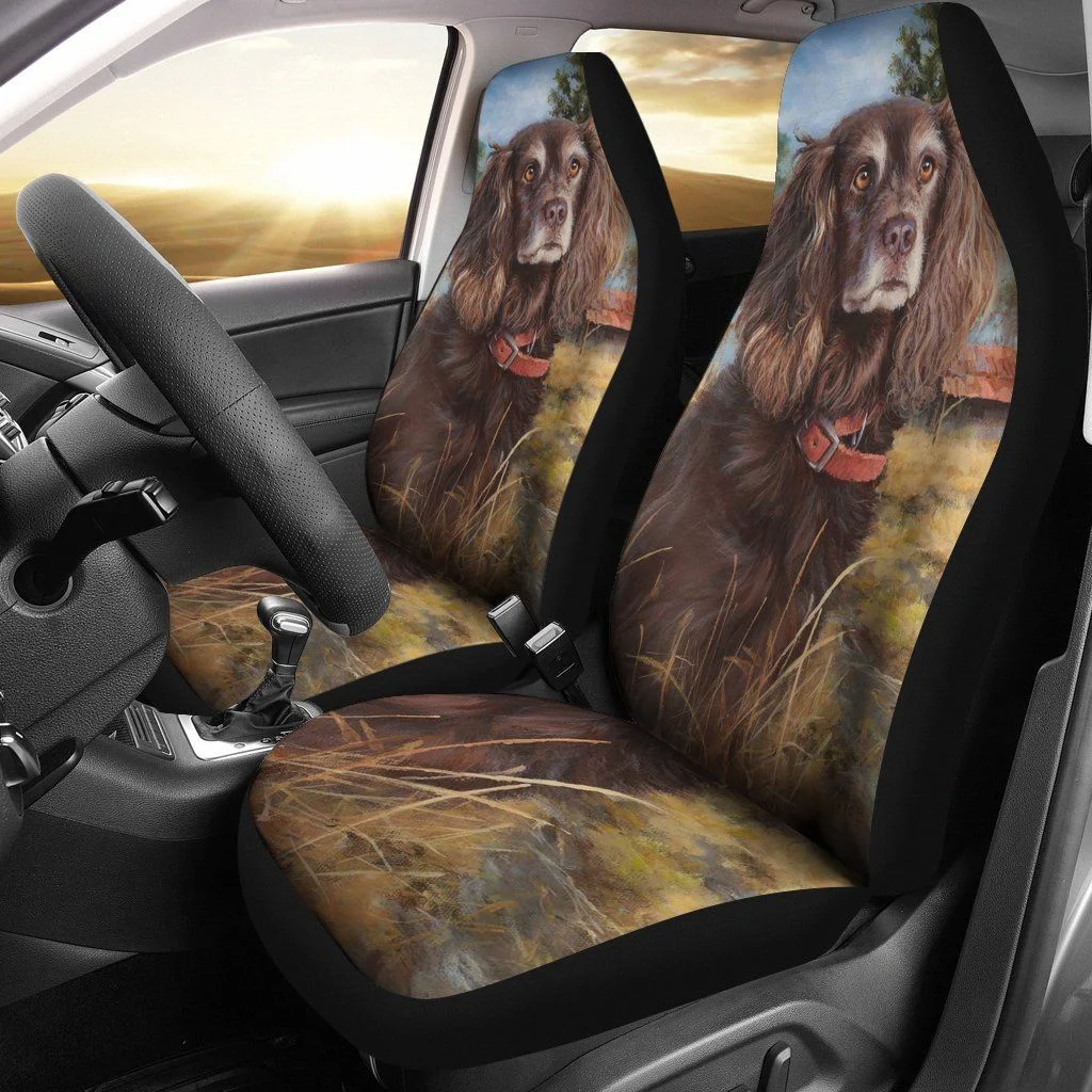 

Boykin Spaniel For Dog Lover Design Printed Car Seat Covers